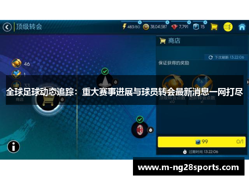 全球足球动态追踪：重大赛事进展与球员转会最新消息一网打尽
